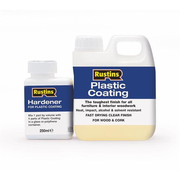 RustinsPlastic Coating & Hardener Pack 1 Litre