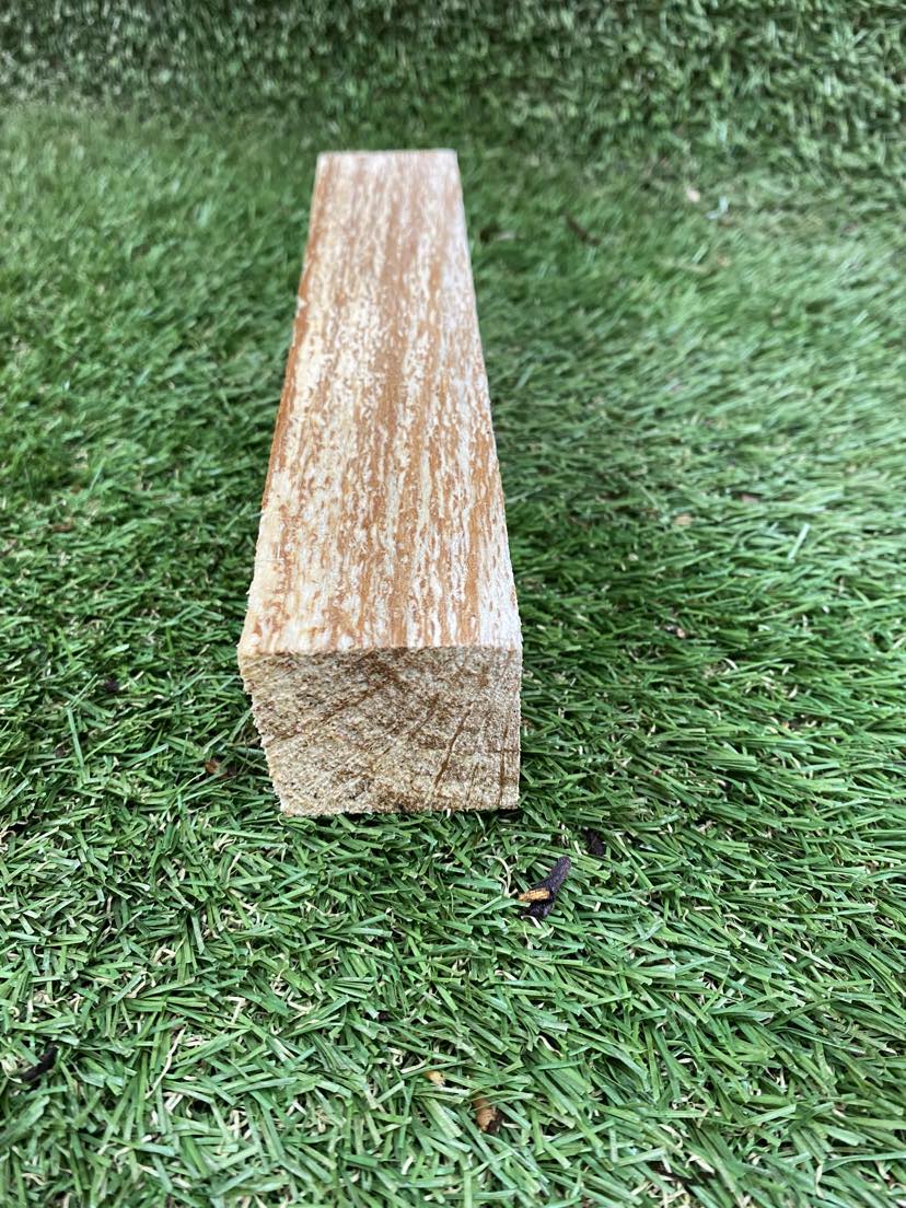 Spalted English Oak Spindle 210 x 45 x 45mm