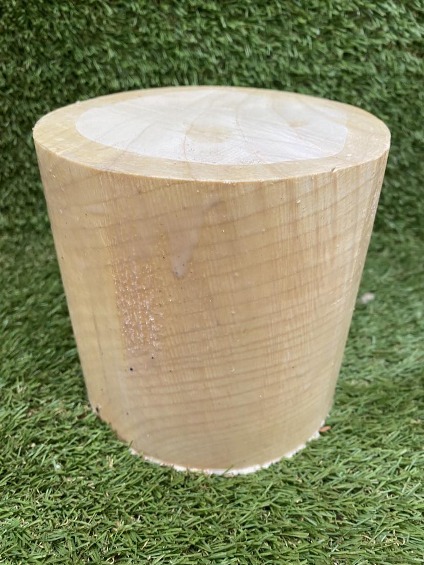 Claret Ash Bowl Blank (wet) 130 x 150mm