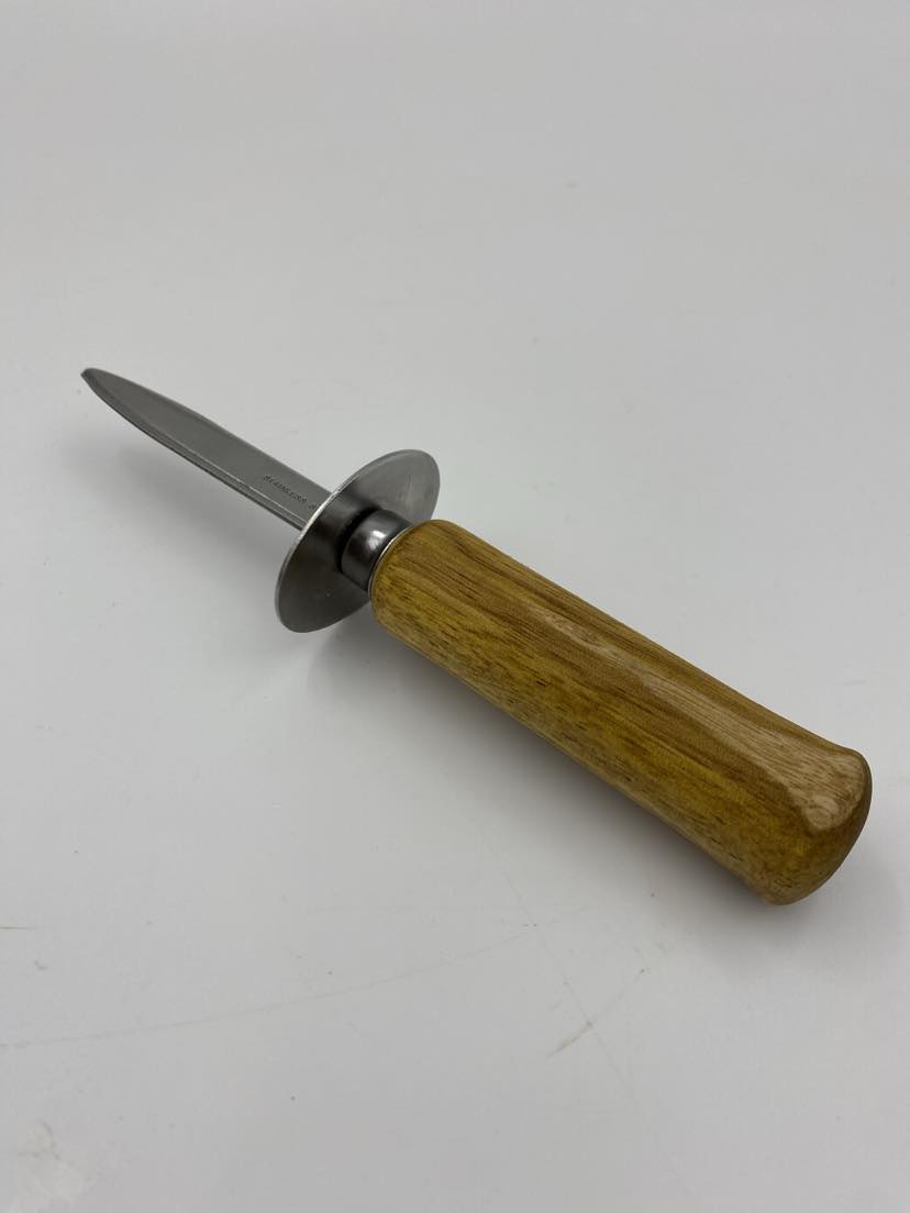 Oyster Shucking Knife with Victorian Ash Handle