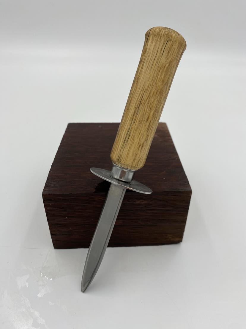 Oyster Shucking Knife with Victorian Ash Handle