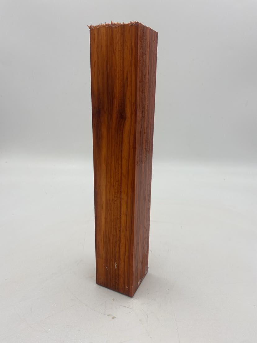 African Padauk Spindle 250 x 50 x 50mm