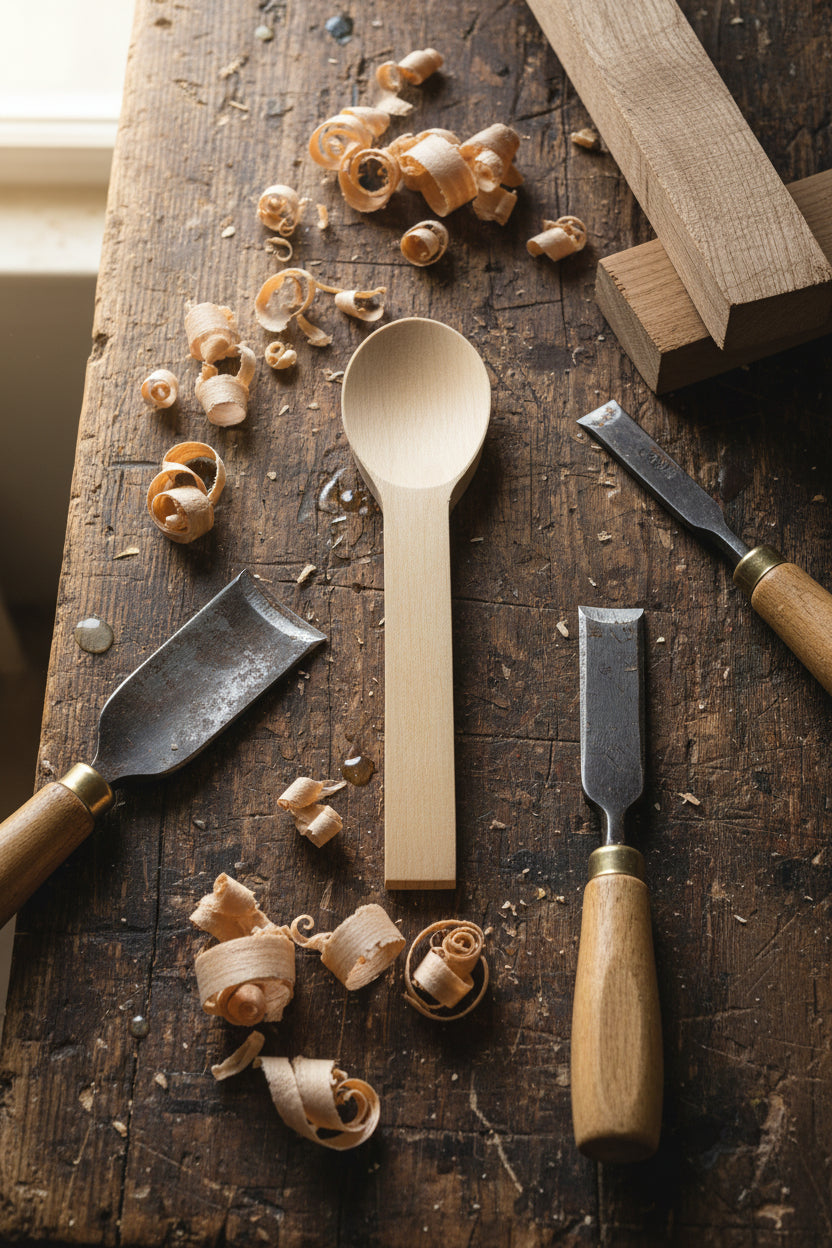 Jelutong Spoon Blank 240 x 80 x 25mm
