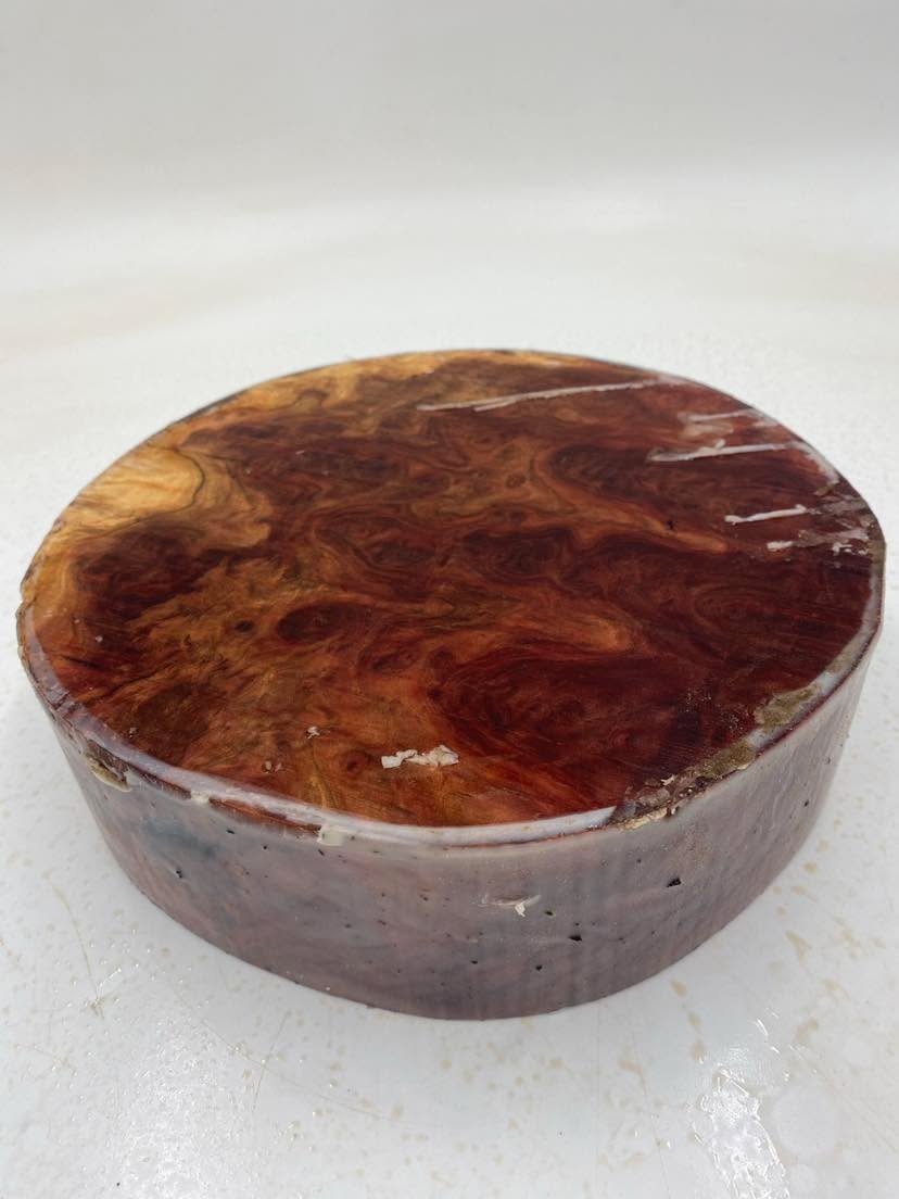 Red Mallee Burl Bowl Blank 220 x 60mm