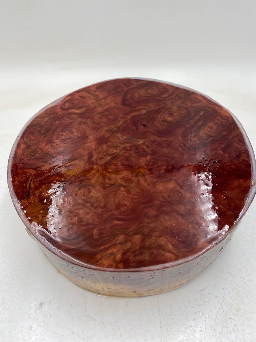 Red Mallee Burl Bowl Blank 220 x 60mm