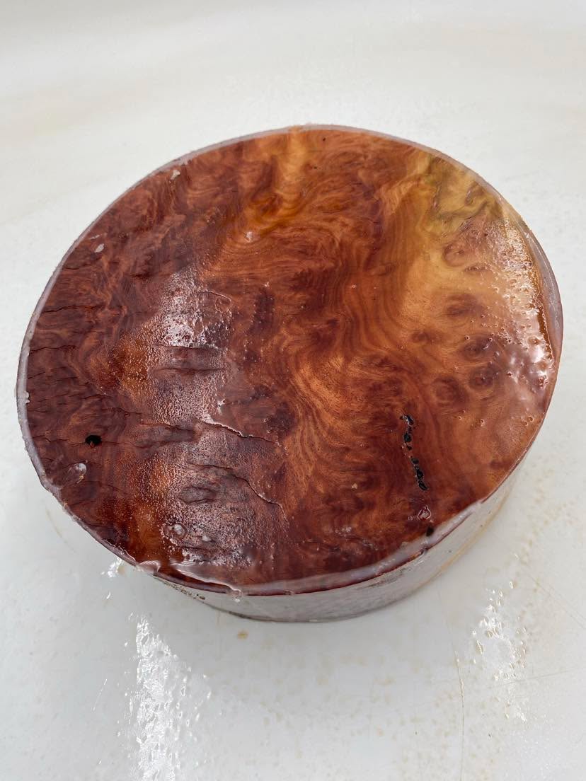Red Mallee Burl Bowl Blank 260 x 75mm