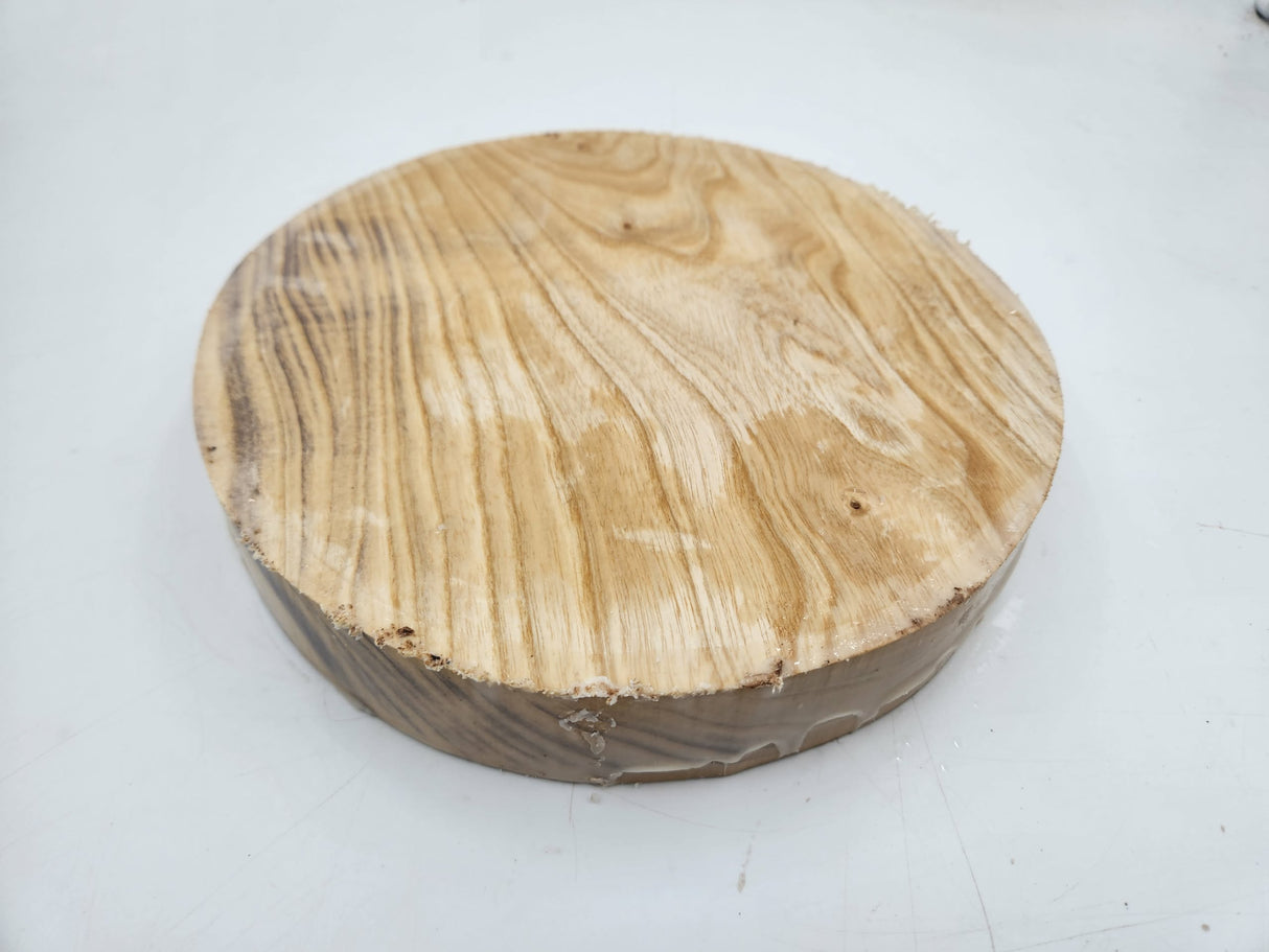 Desert Ash Bowl Blank 220mmx220mmx35mm