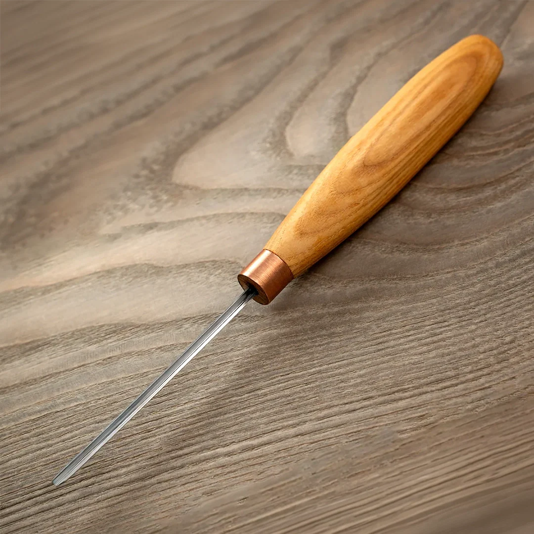 Compact Wood Carving V-Tool (Sweep #12)