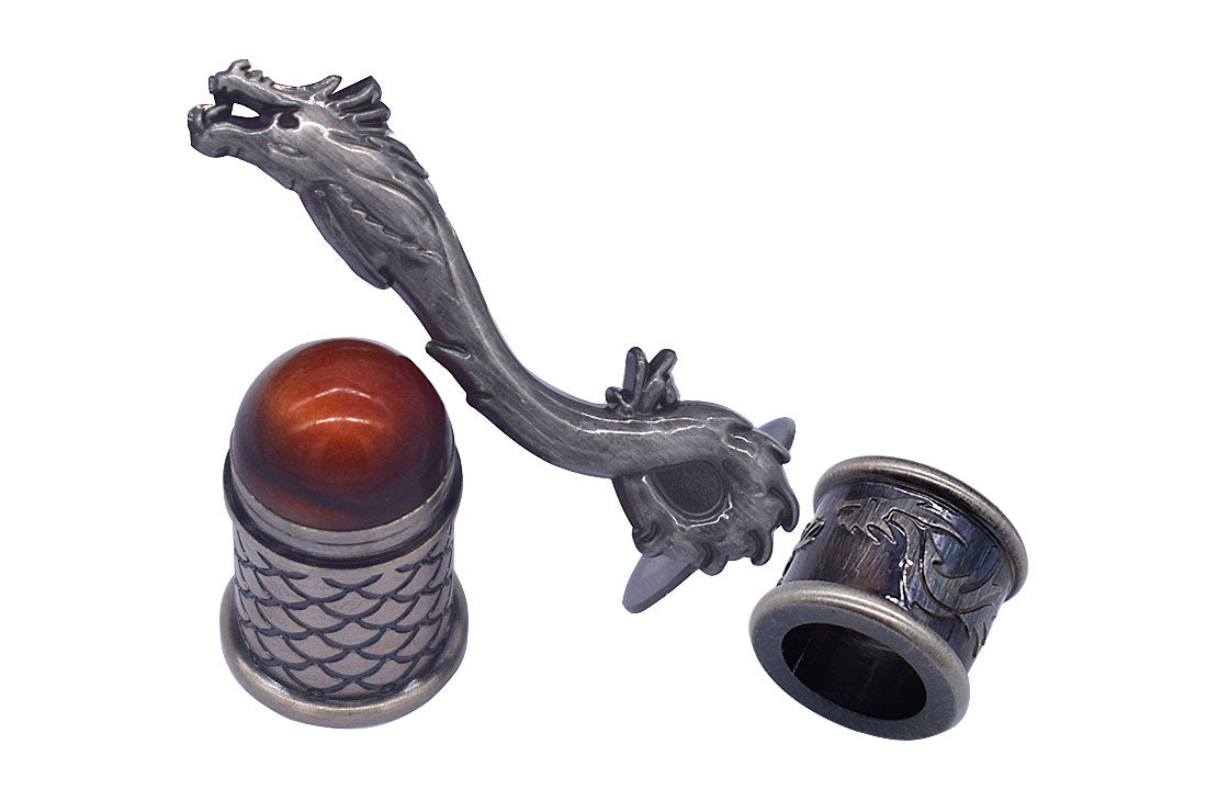 Loong Pen - Antique Pewter