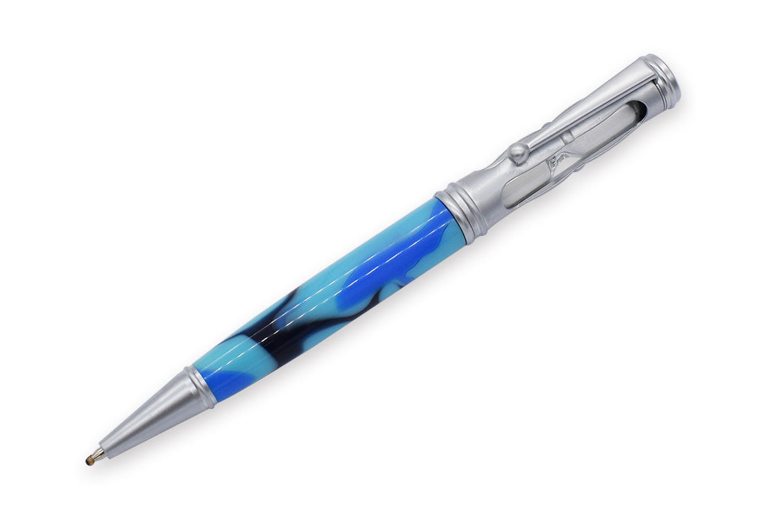 Hourglass Twist Pen kit - Satin Chrome