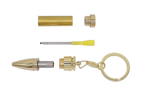 Bullet Keychain Kit Gold