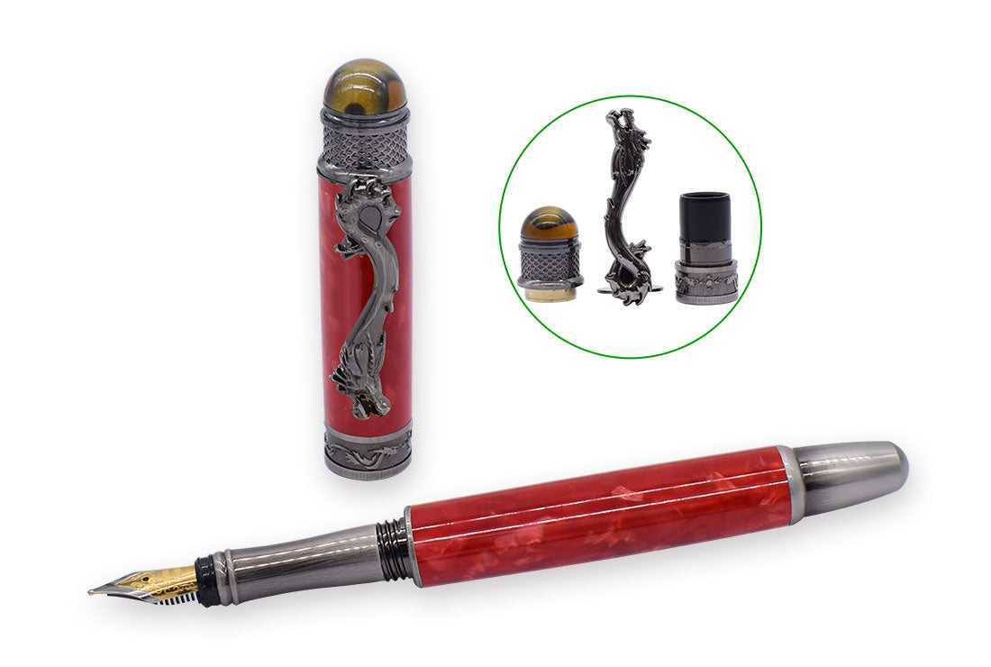 Loong Fountain Pen Kit Gun Polish