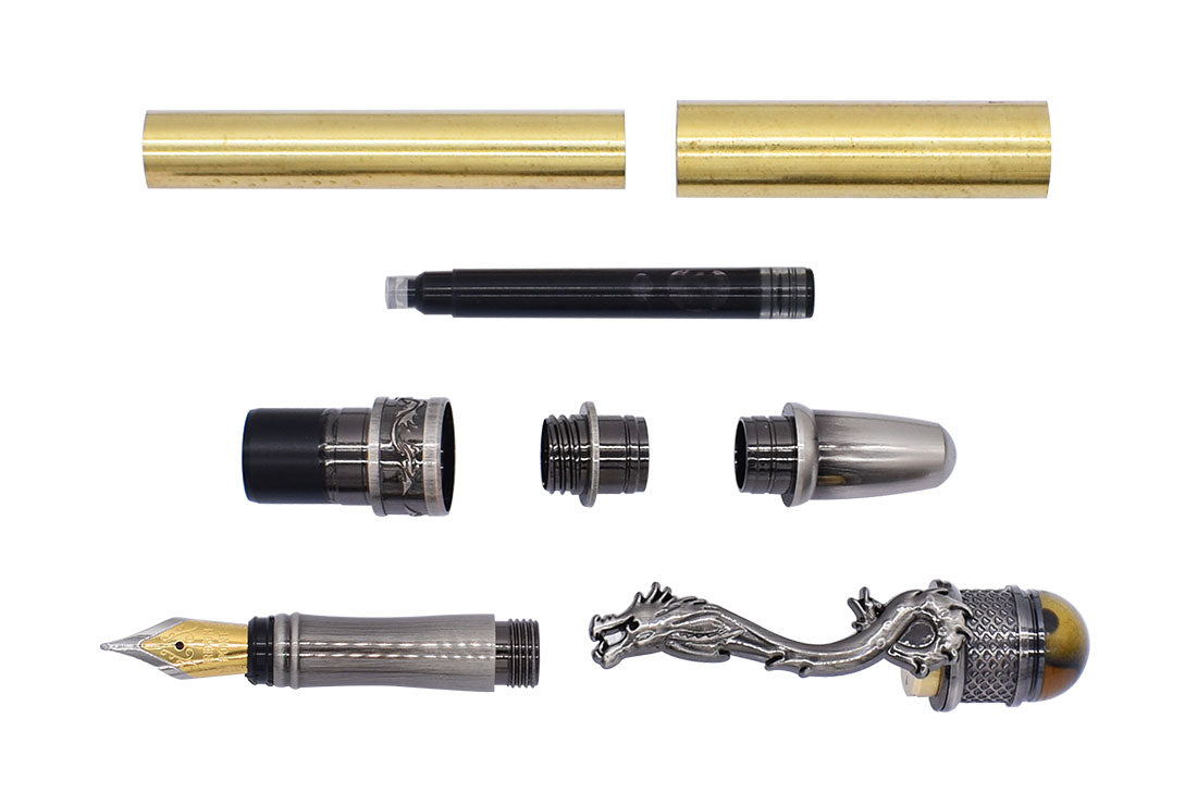 Loong Fountain Pen Kit Gun Polish