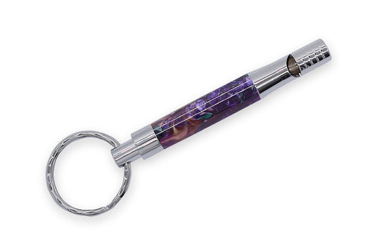 Key Chain Whistle Kit - Chrome