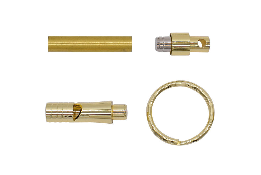Key Chain Whistle Kit - Gold