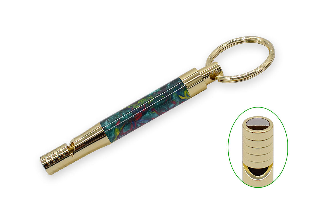 Key Chain Whistle Kit - Gold