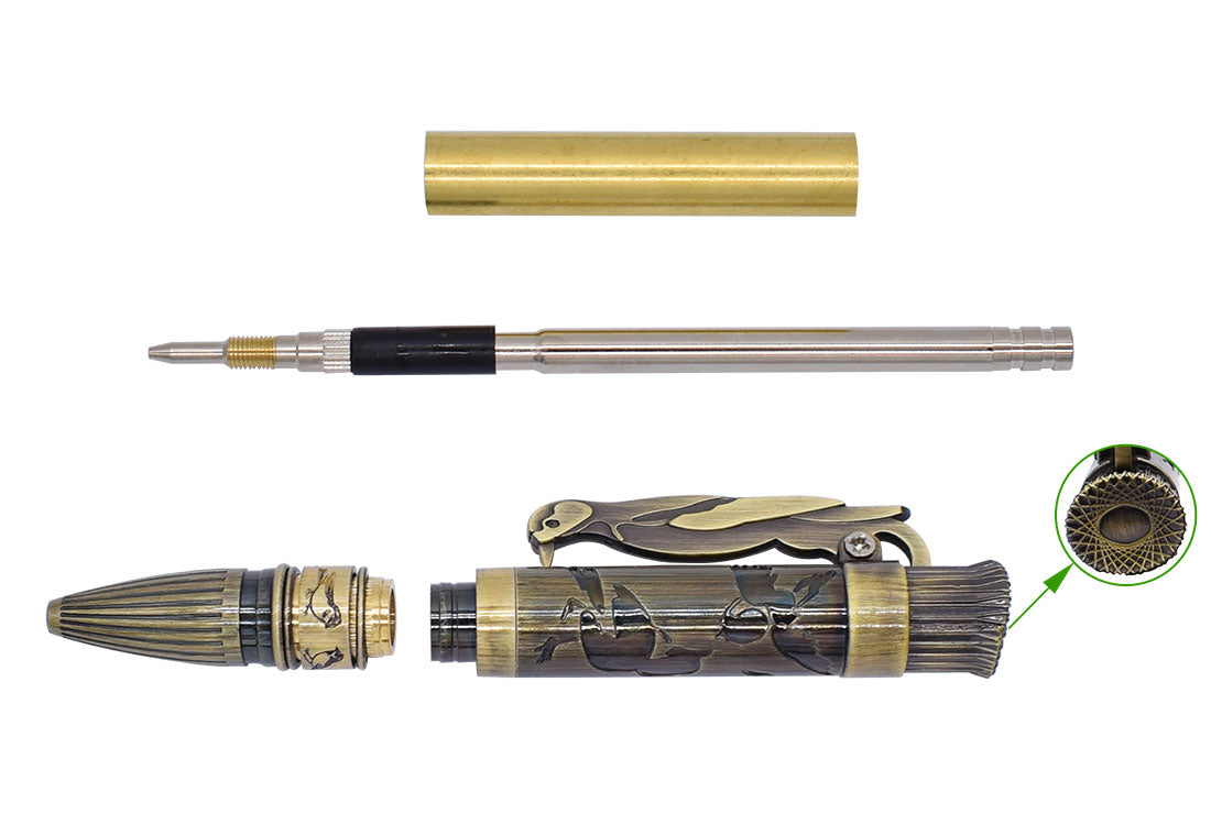 Bird Watcher Pencil Kit - Antique Bronze Polish