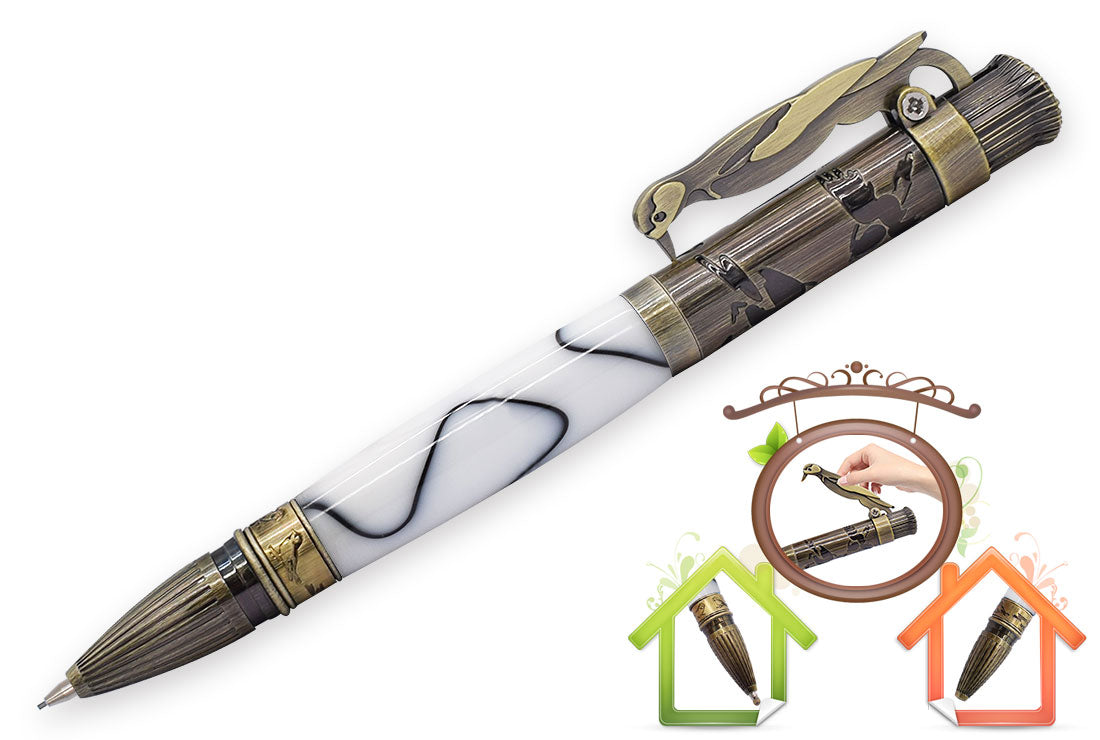 Bird Watcher Pencil Kit - Antique Bronze Polish