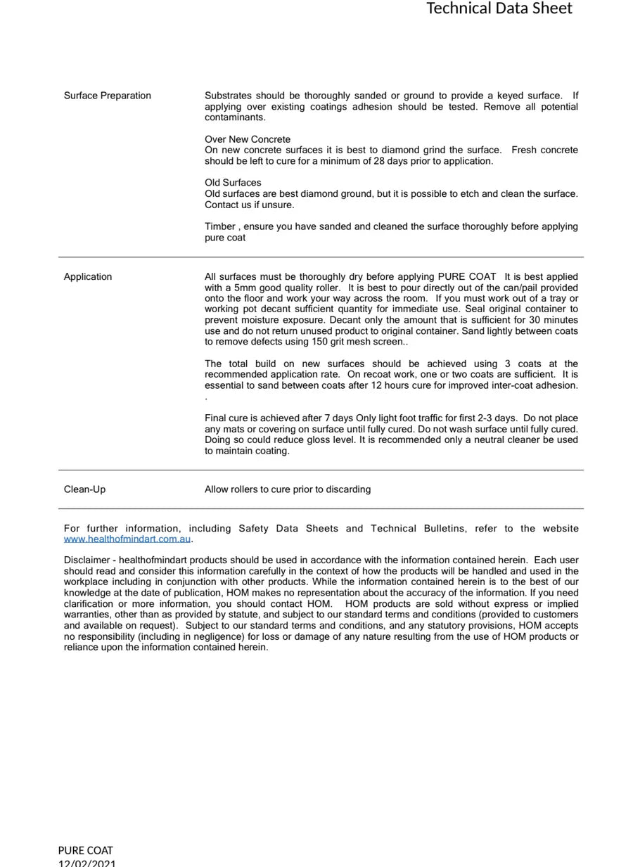 Pure Coat Gloss Poly 500ml