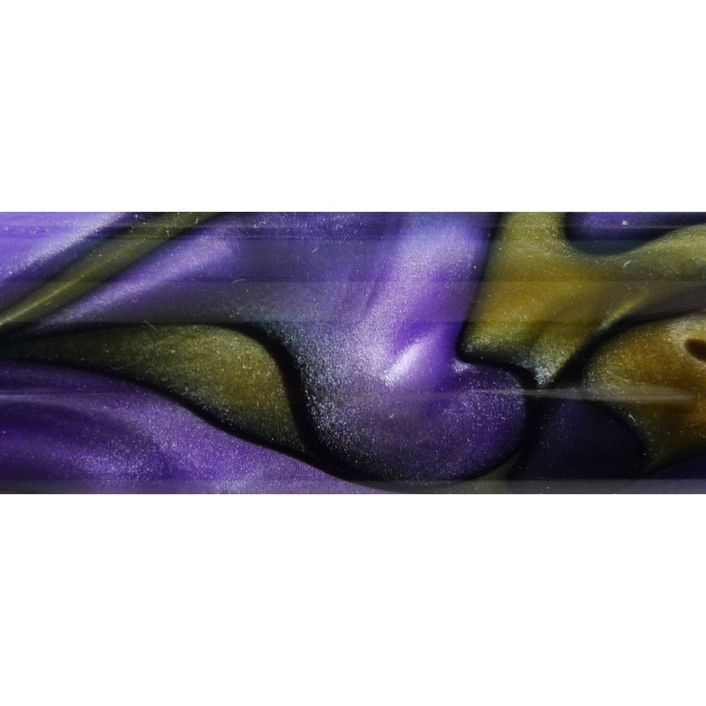 Pen Blank Single acrylic Purple and Gold