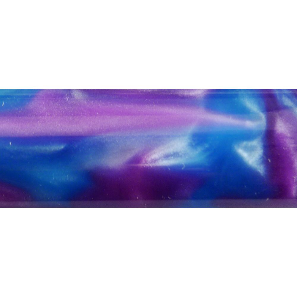 Pen Blank Single acrylic Purple and Blue