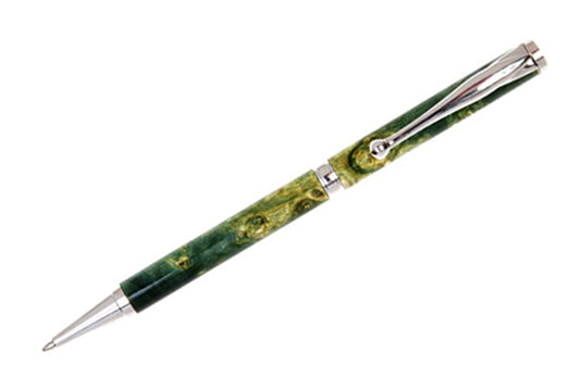 Fancy Slimline Pens - Chrome Pack of 10