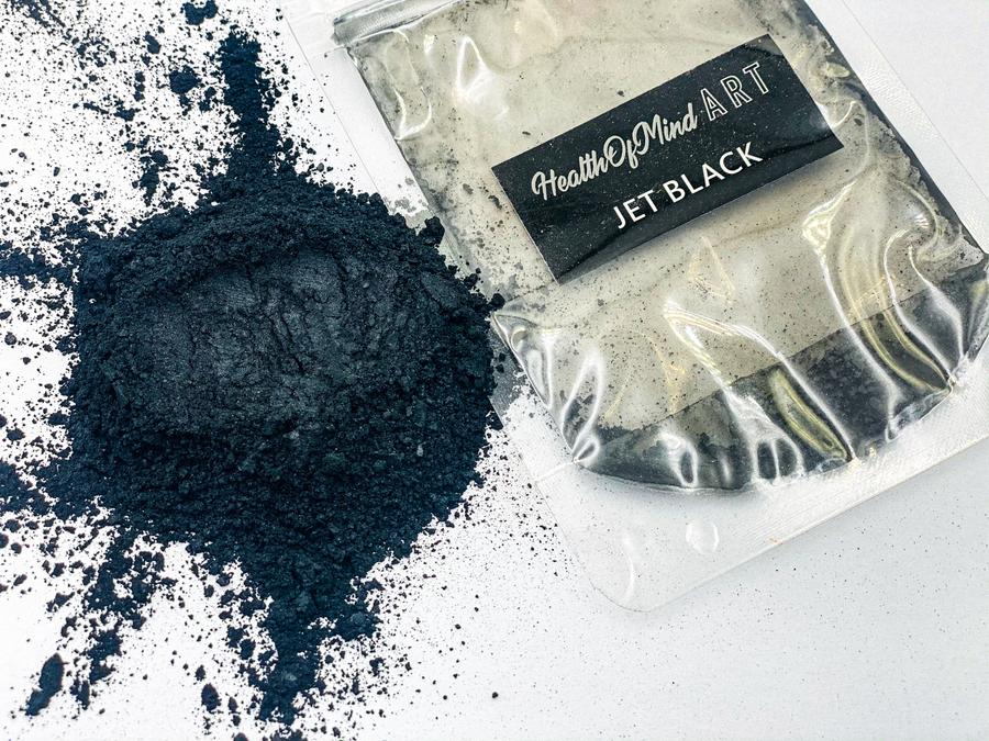 Jet Black Powder Pigment 50g