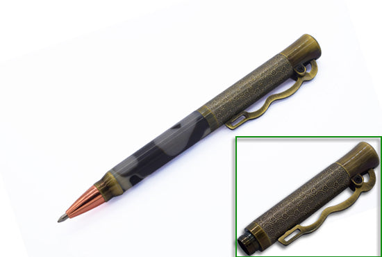 Lever Action Pen - Antique Bronze
