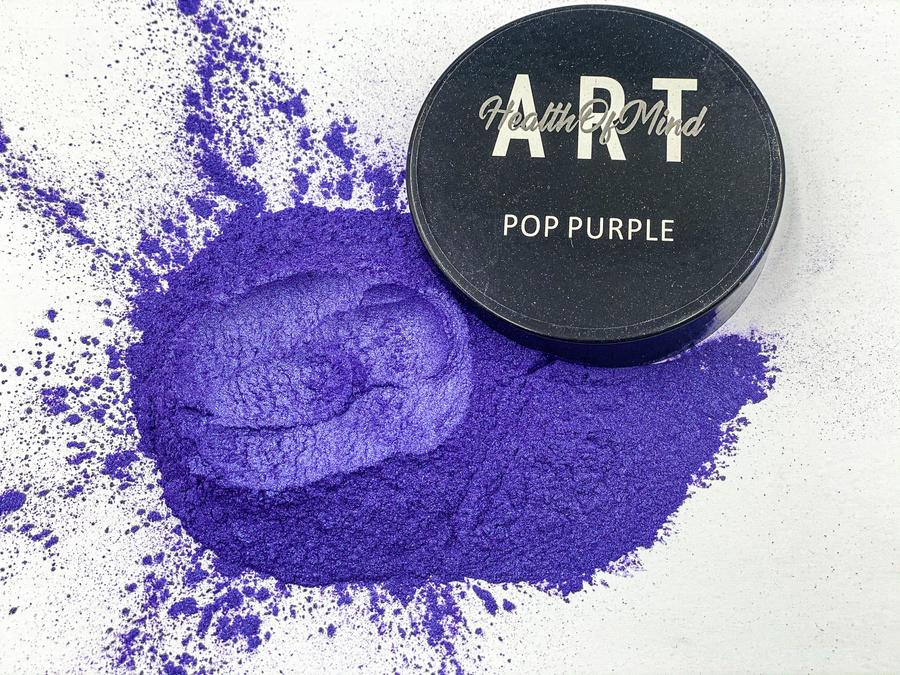 Pop Purple Pearl Powder Pigments 50g