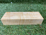 Claret Ash Fiddleback Stabiised Knife Blank 150 x 50 x 30mm