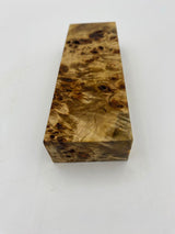 Stabilised Poplar Burl Knife Scale 150 x 50 x 30mm