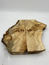 Poplar Burl Slice 330 x 280 x 35mm Book Matched