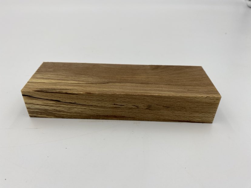 Beech Stabilised Knife Scale 150 x 50 x 30mm