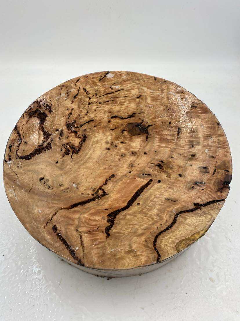Red Gum Burl Bowl Blank 260 x 70mm