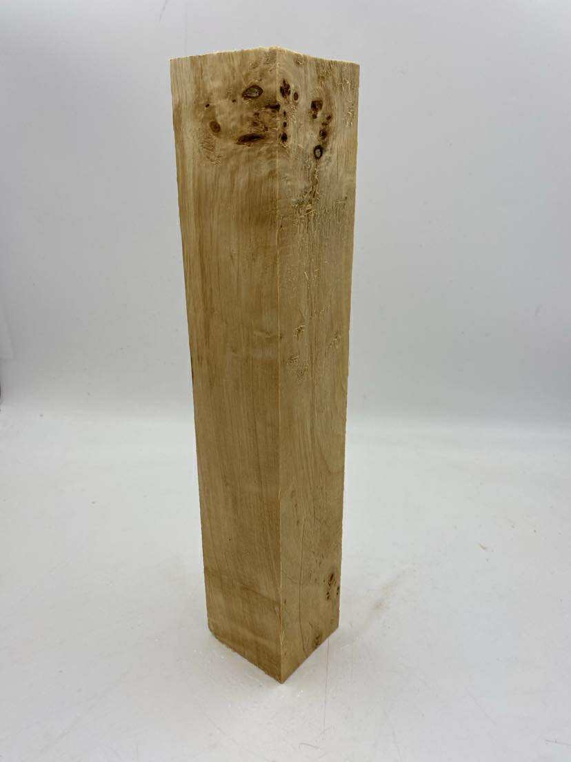Poplar Burl Spindle 400 x 75 x 75mm