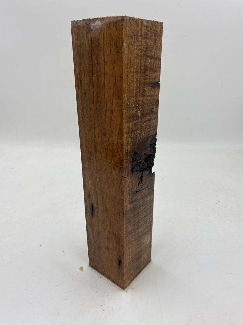 Ottways Fiddleback Blackwood with Birdseye Spindle 300 x 60 x60mm
