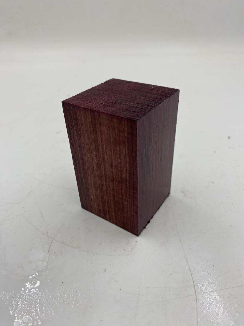 Purpleheart Cutlery Blank 80 x 45 x 45mm