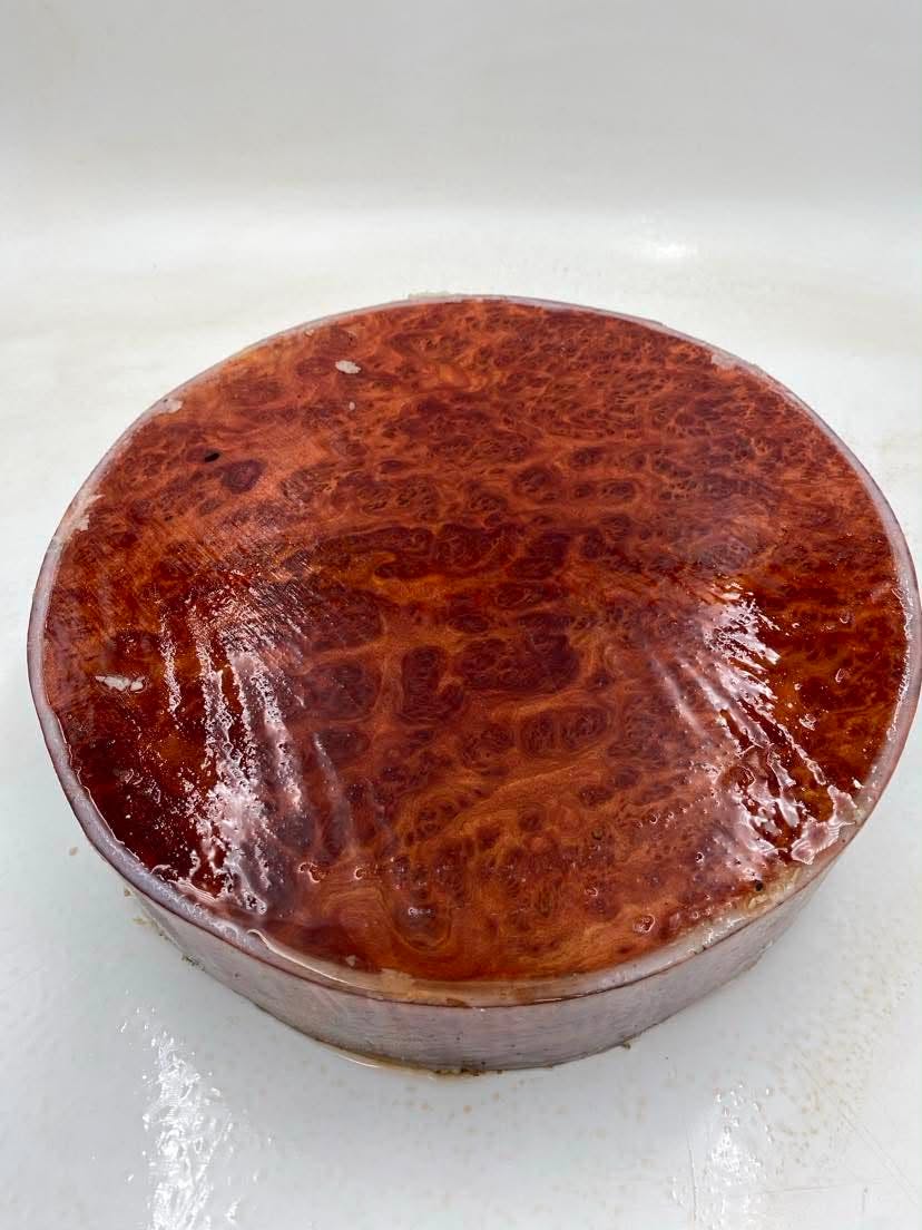 Red Mallee Burl Bowl Blank 255 x 60mm