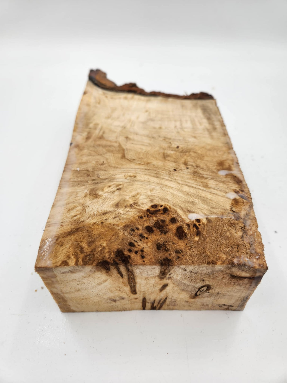 Poplar Burl Block 180mmx120mmx70mm