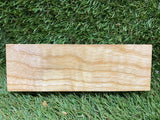 Claret Ash Fiddleback Stabiised Knife Blank 150 x 50 x 30mm