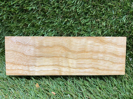 Claret Ash Fiddleback Stabilised Knife Scale 150 x 50 x 30mm