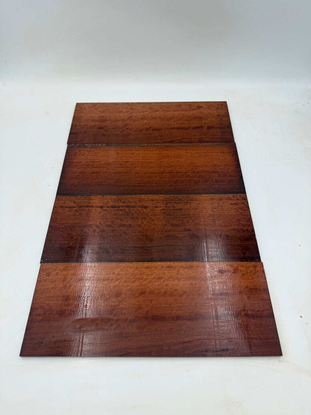 Red Gum Box making Timber Set 350 x 130 x 7mm (3 Pieces)