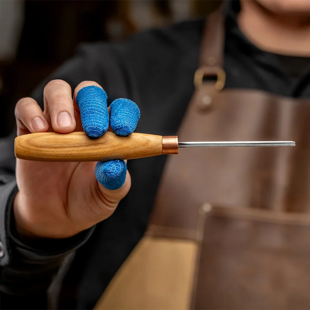 Compact Wood Carving V-Tool (Sweep #12)