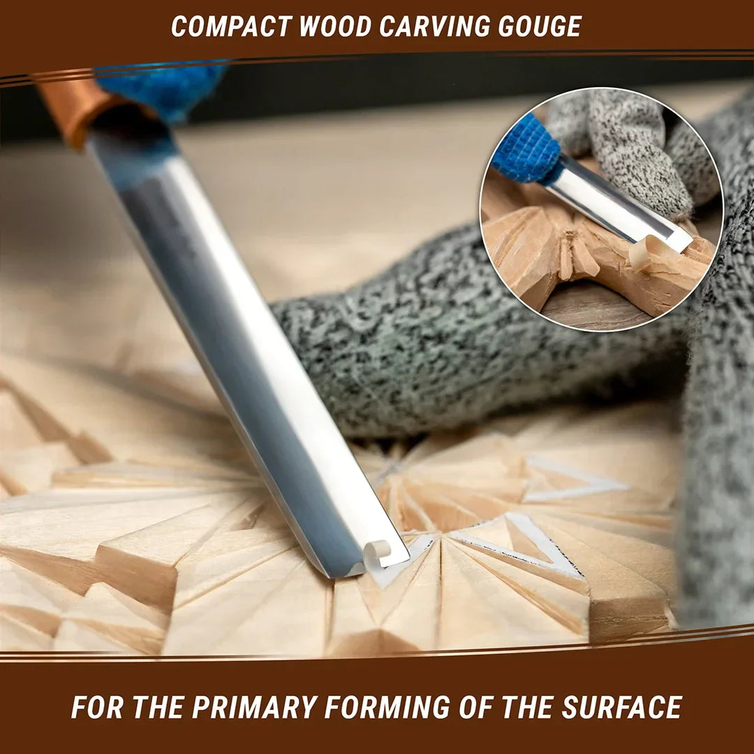 Compact Straight Rounded Chisel SB Sweep No. 5 - 12mm