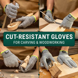 CRG – Cut-Resistant Wood Carving Gloves  Small