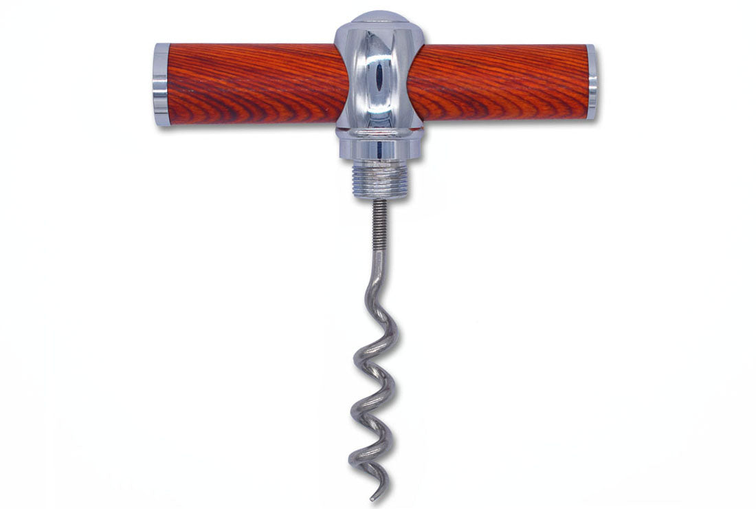 T Corkscrew Bottle Opener Chrome