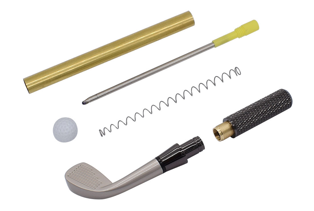 Desktop Golf Pen (iron) Kit - Gun Metal