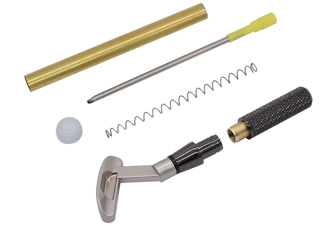 Desktop Golf Pen Kit (putter) Kit - Gun Metal