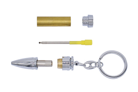 Bullet Keychain Kit Chrome