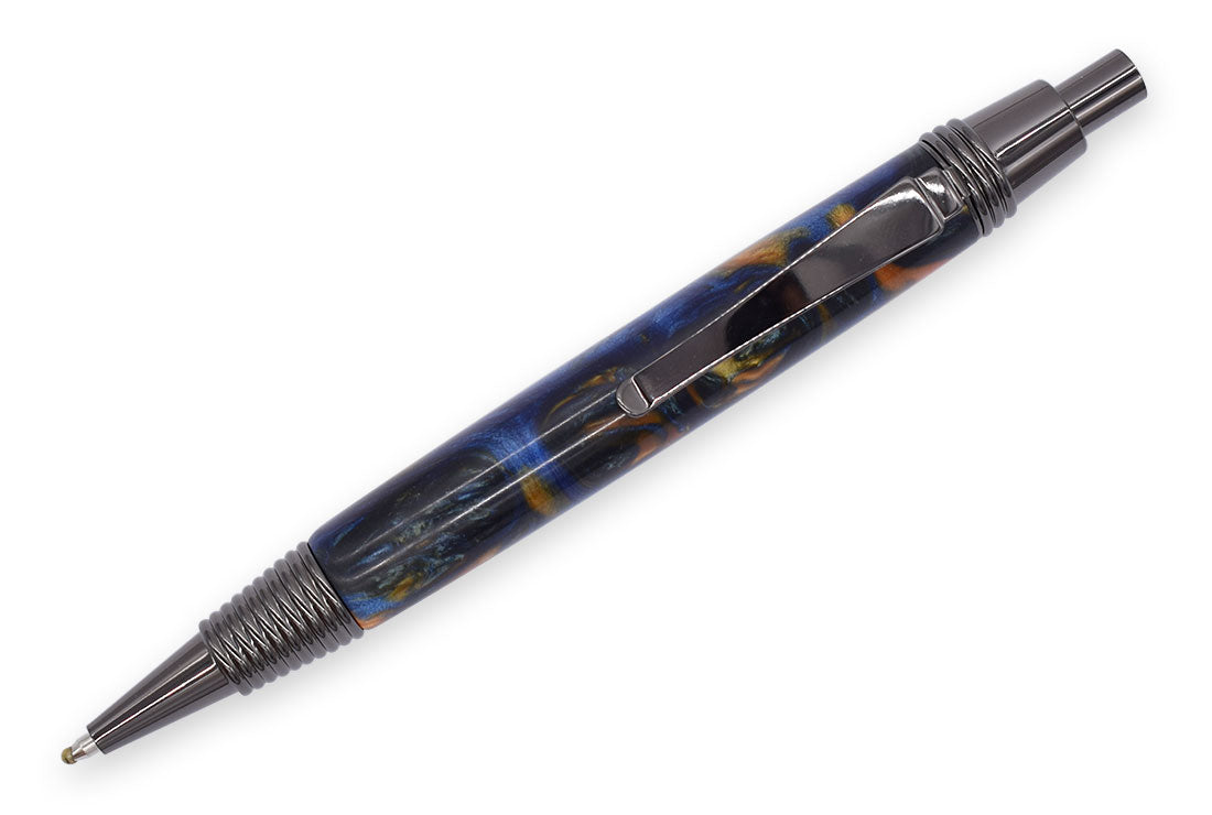 Spiral Click Pen Kit Gun Metal